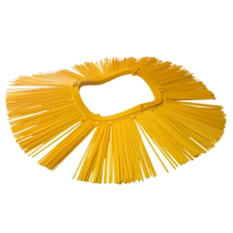 Full plastic brush rings